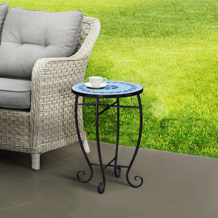 Teamson Home Ceramic Outdoor Side Table & Reviews Wayfair